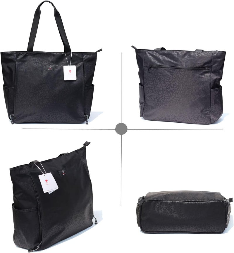 ESVAN Yoga Mat Bag Yoga Tote Carrier Shoulder Bag Carryall Tote for Office,Yoga,Pilates,Travel,Beach and Gym - Image 3